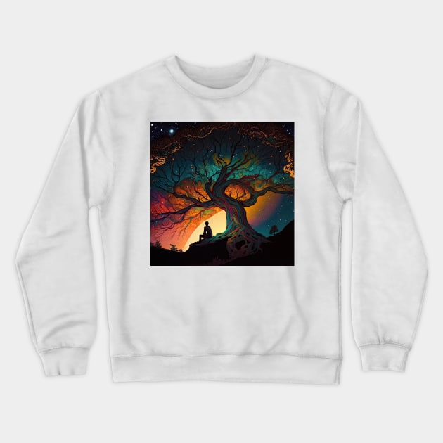 Cosmic Dreamer Crewneck Sweatshirt by thewandswant